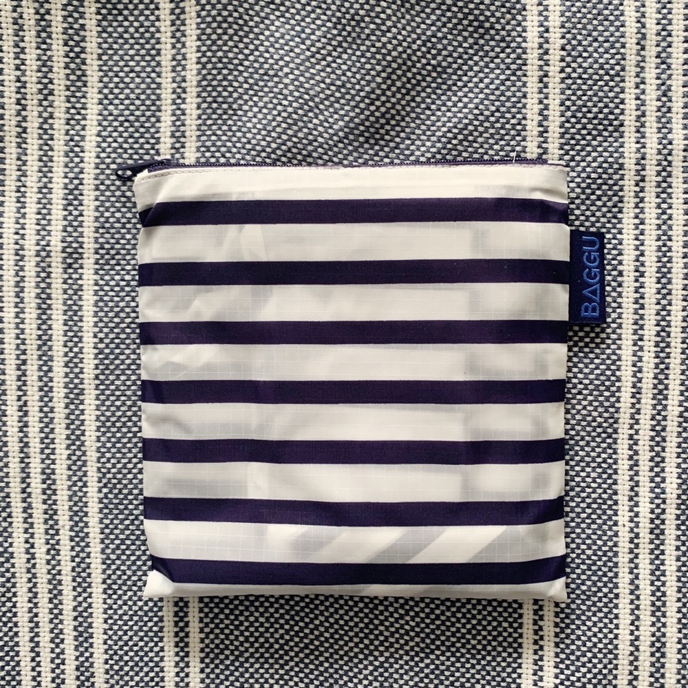 NWOT Big BAGGU Striped Tote